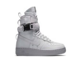 Nike SF Air Force 1 Dust Grey High Top Women's Size 8 Sneakers